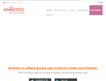 Tablet Screenshot of amintro.com